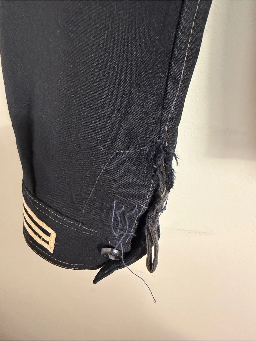 Vintage WWII US Navy Wool Jumper Crackerjack Shirt Storekeeper Petty Officer PO3